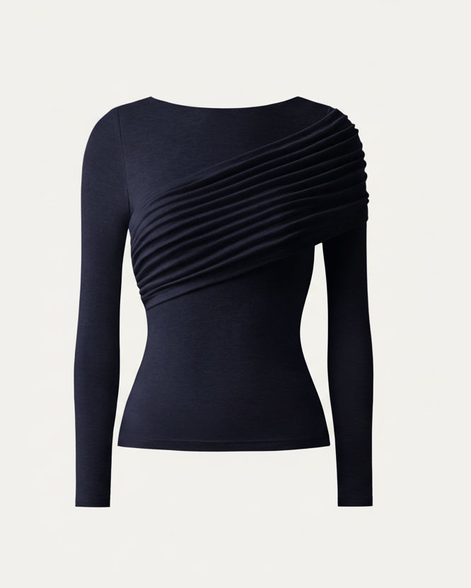 Éternelle™ | Haut semi-transparent à manches longues