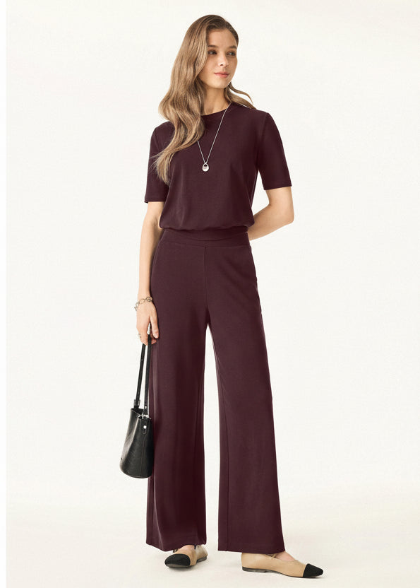 Éternelle ™ | 2 Pièces Ensemble Pantalon et Col Rond