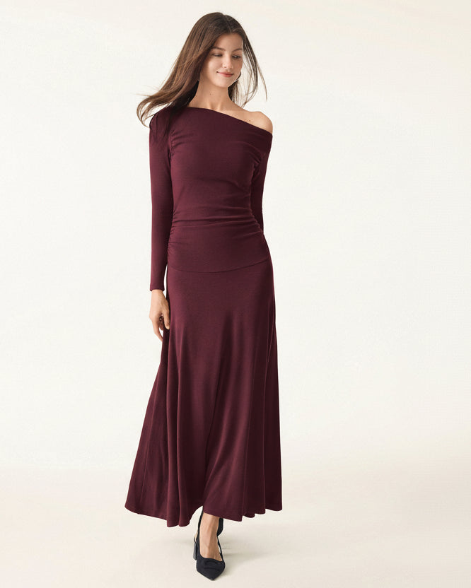 Éternelle ™ | Robe Longue Asymétrique