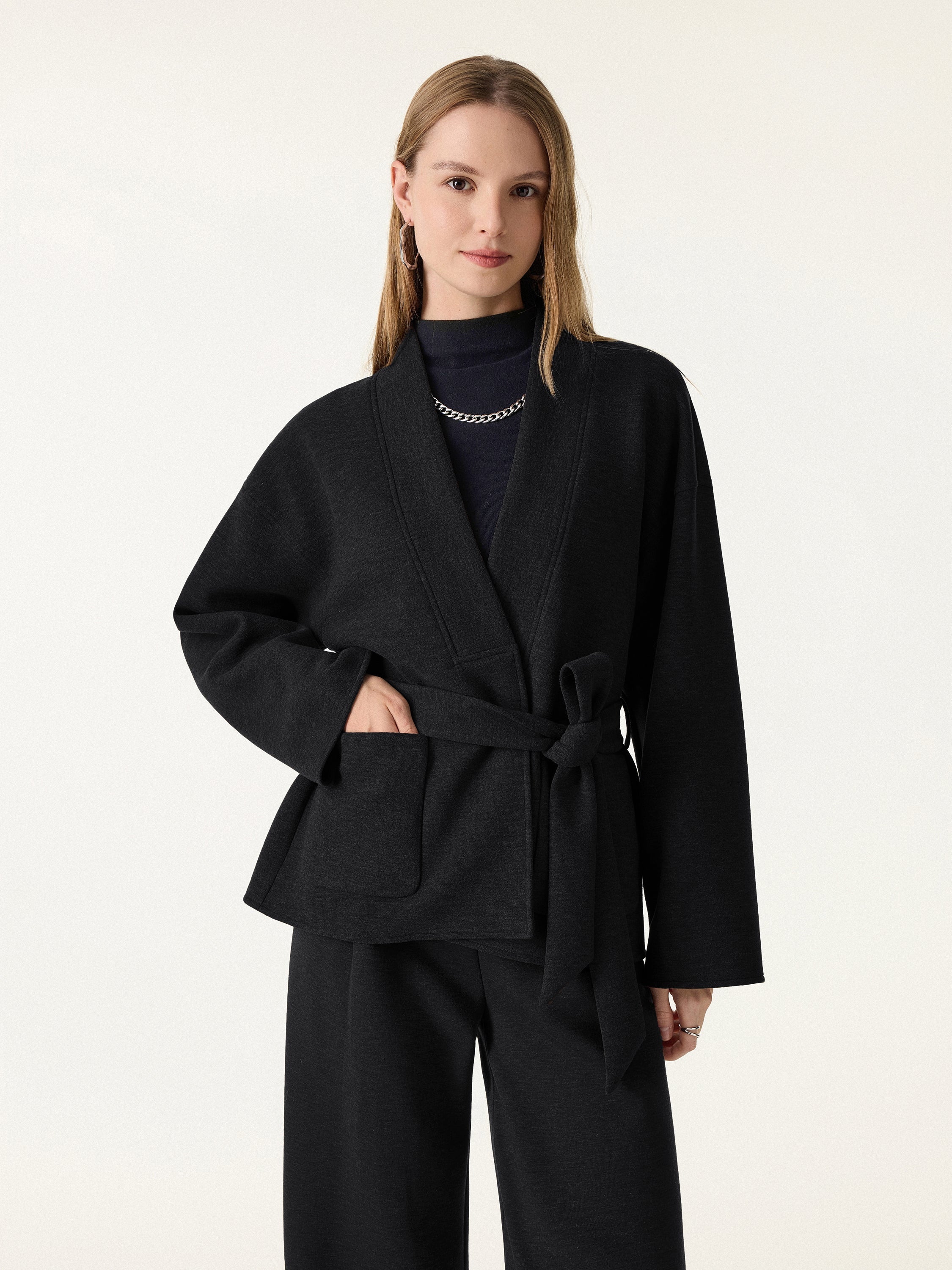 Éternelle ™ | Manteau Style Robe Ceinturé