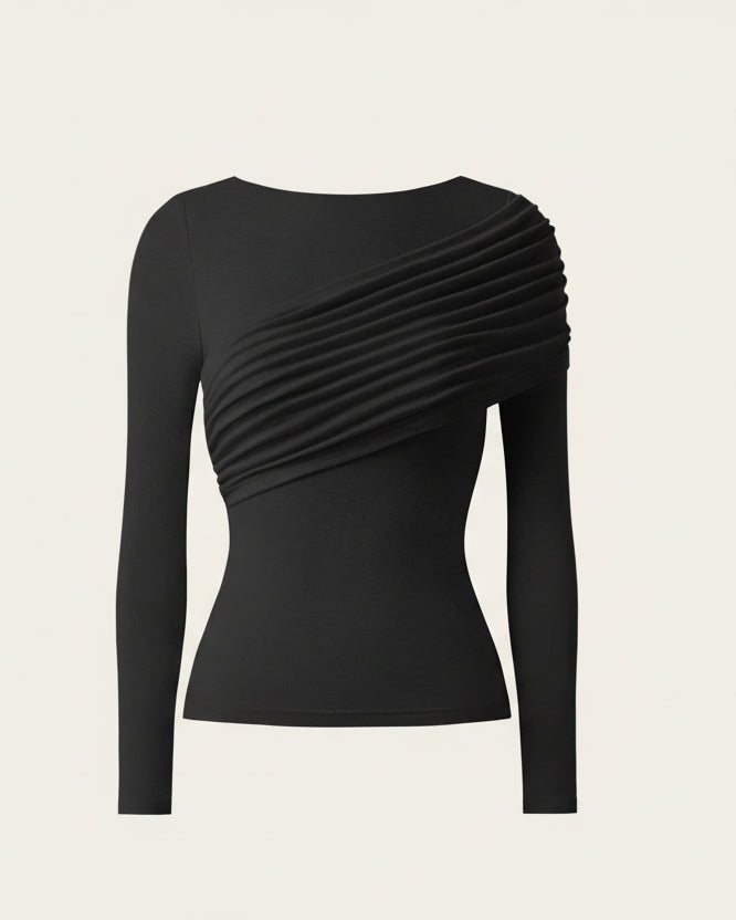 Éternelle™ | Haut semi-transparent à manches longues