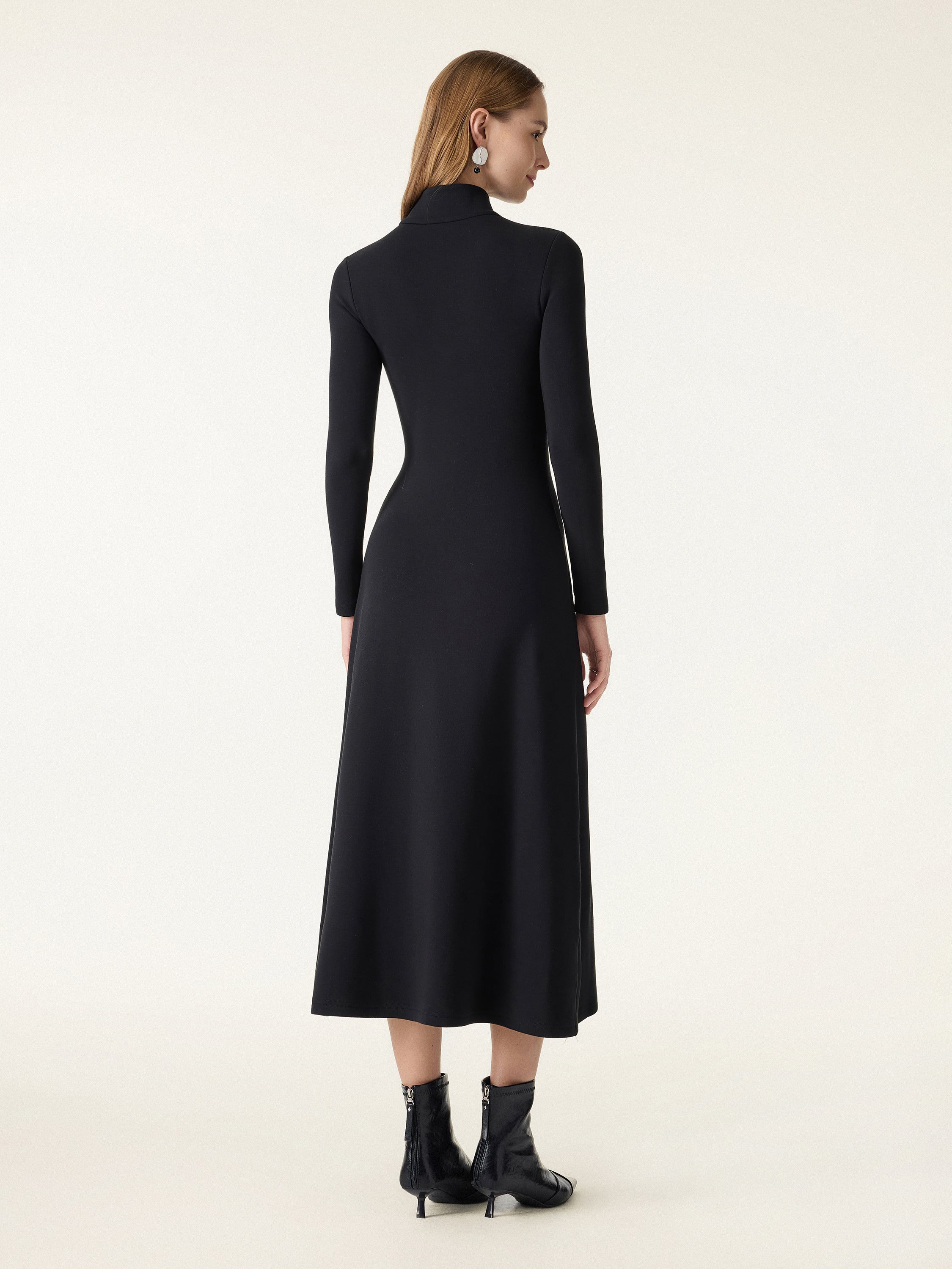 Éternelle ™ | Robe Midi Mandarine