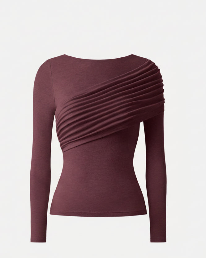 Éternelle™ | Haut semi-transparent à manches longues