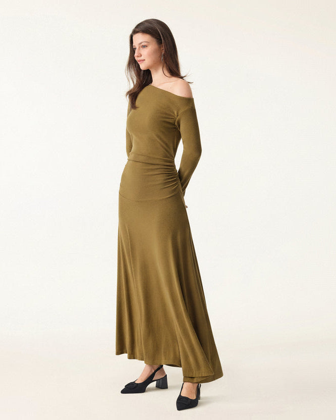 Éternelle ™ | Robe Longue Asymétrique