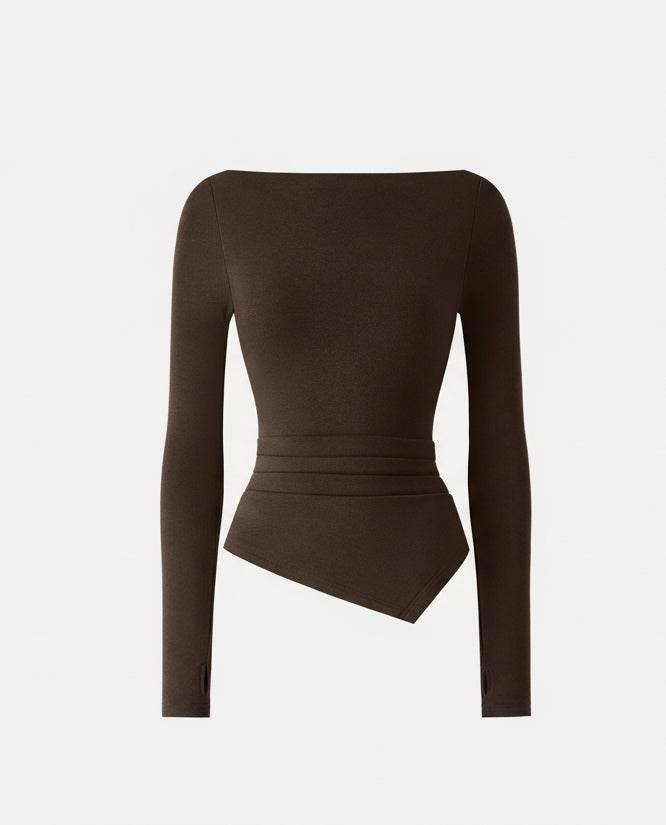 Éternelle™ | Haut Asymétrique à Encolure Bateau