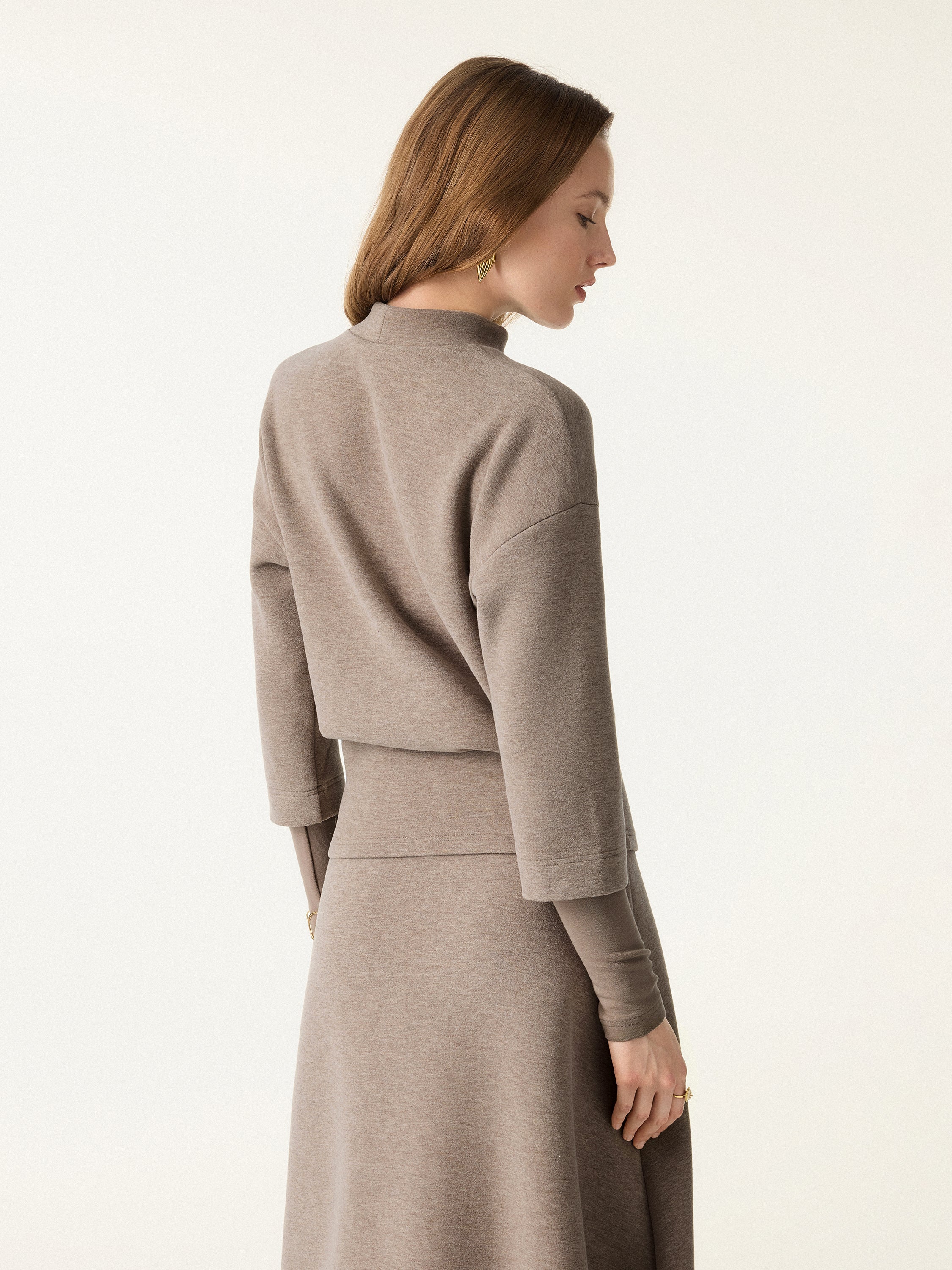 Éternelle ™ | Ensemble 2 Pièces Pull et Jupe Midi