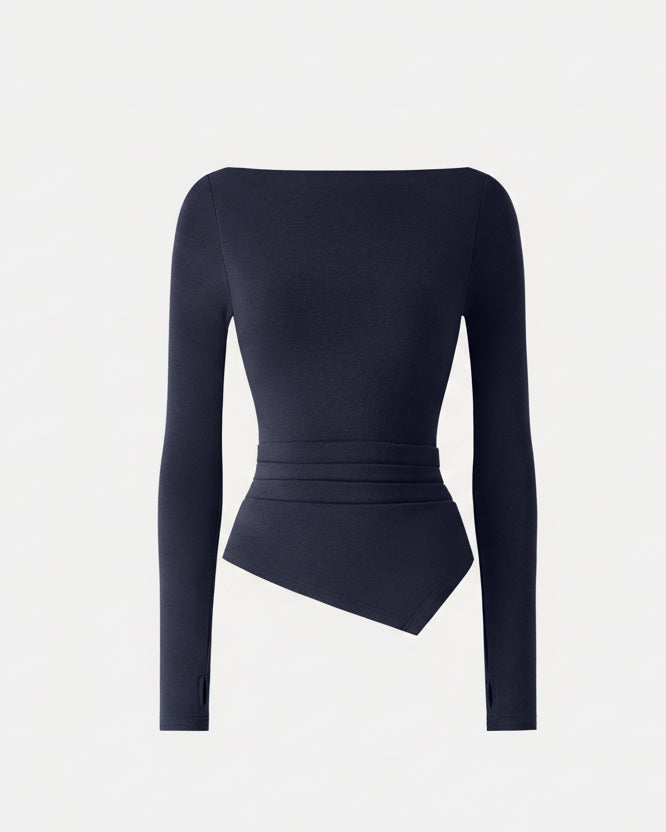 Éternelle™ | Haut Asymétrique à Encolure Bateau