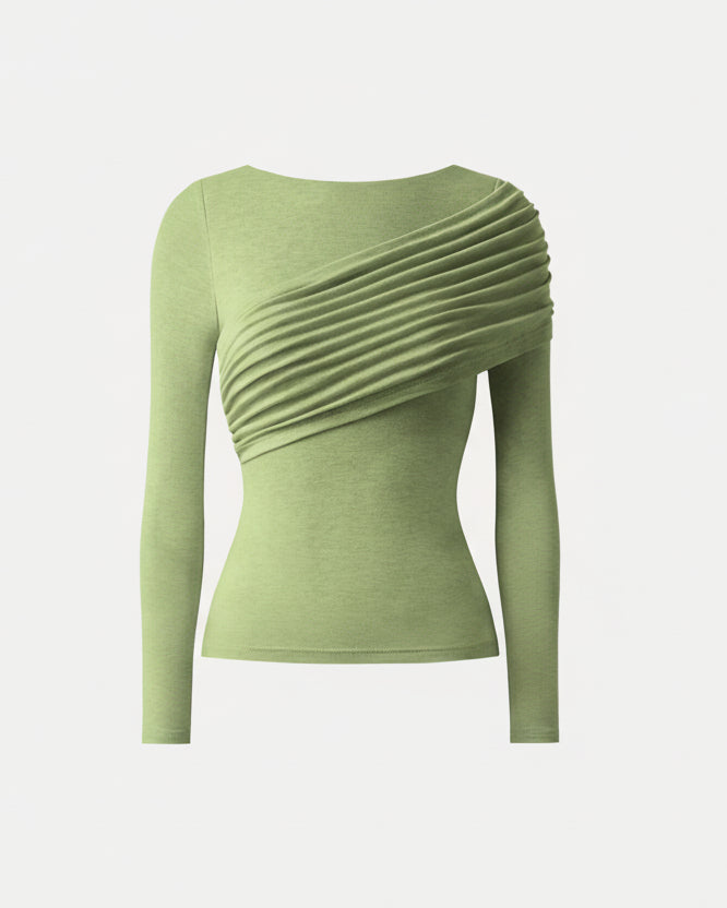 Éternelle™ | Haut semi-transparent à manches longues