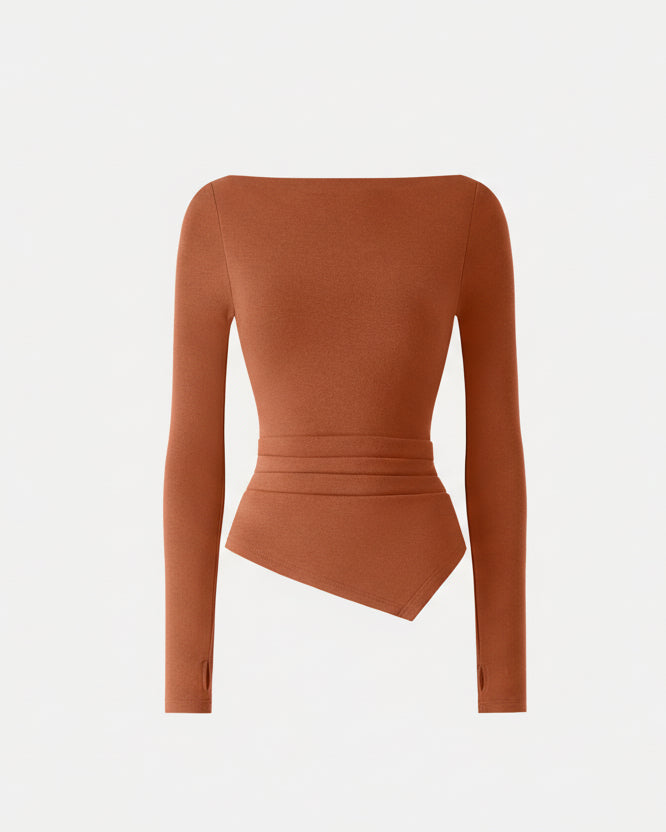 Éternelle™ | Haut Asymétrique à Encolure Bateau