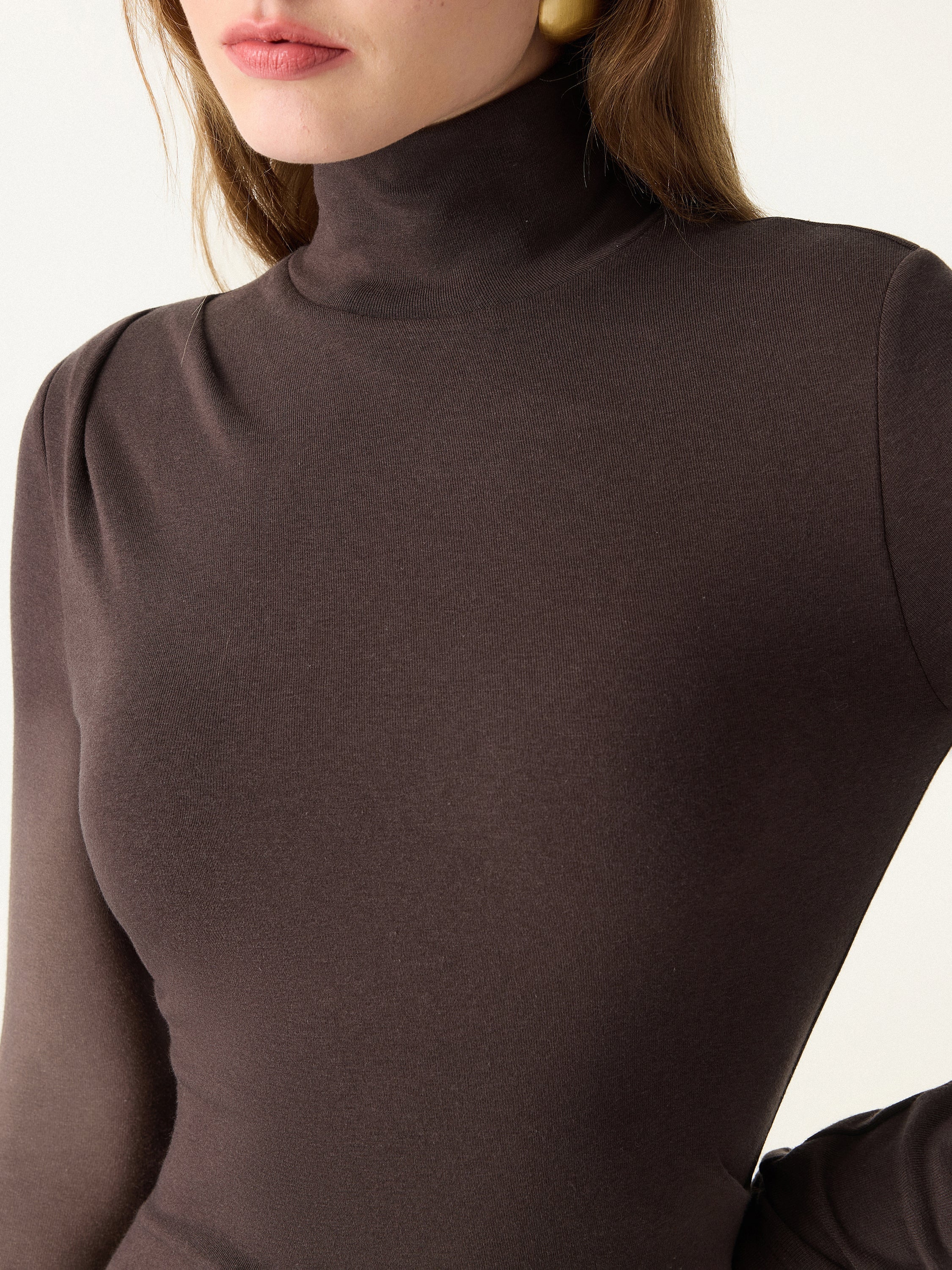 Éternelle ™ | Robe Midi à Col Roulé