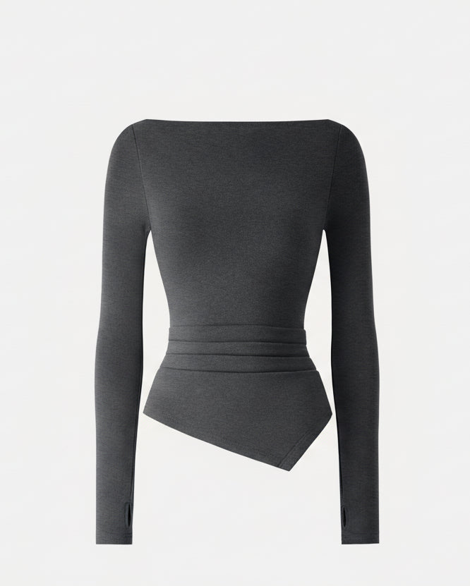 Éternelle™ | Haut Asymétrique à Encolure Bateau