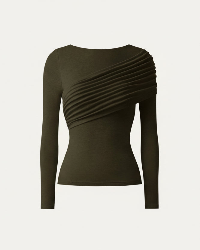 Éternelle™ | Haut semi-transparent à manches longues