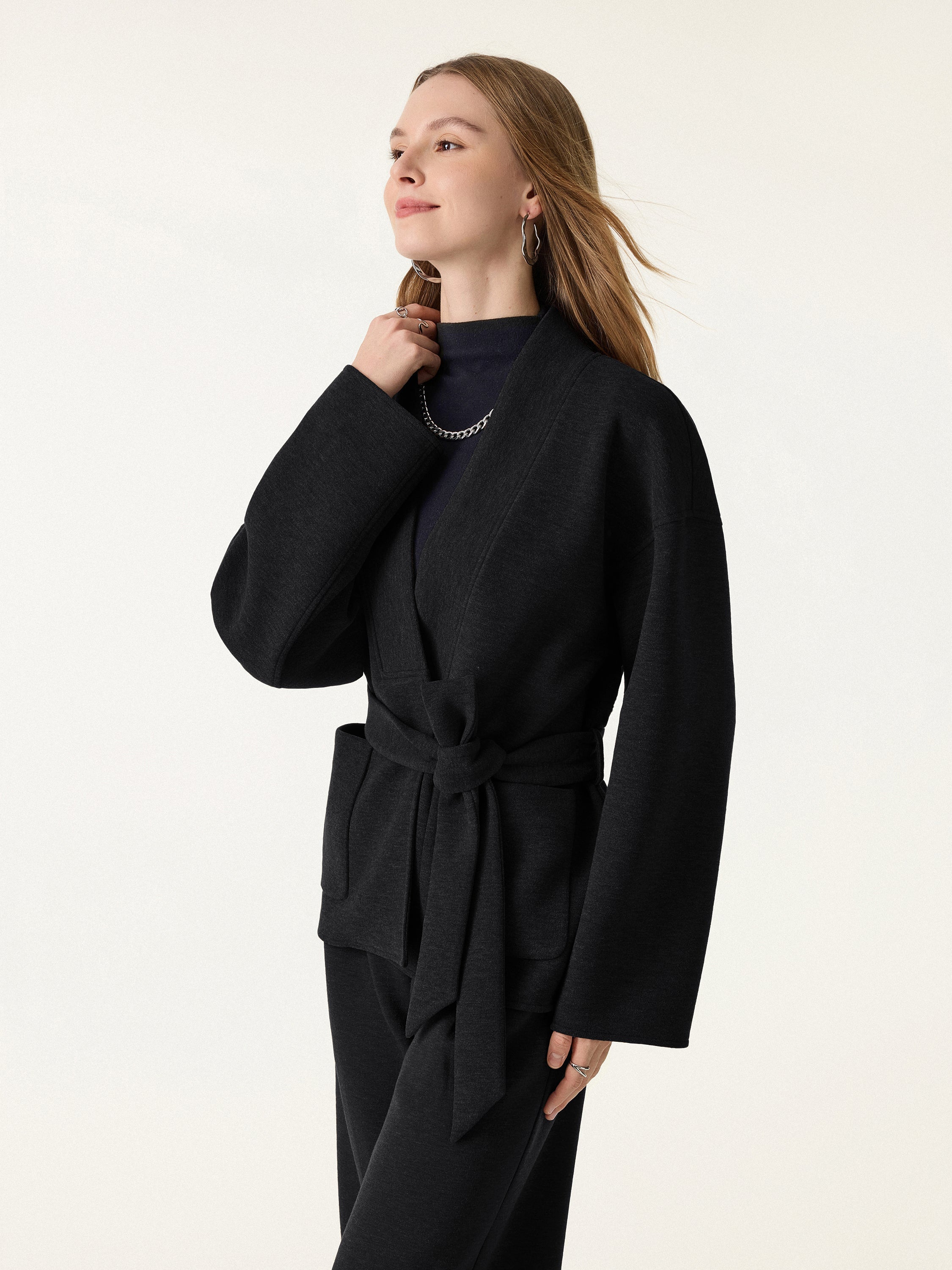 Éternelle ™ | Manteau Style Robe Ceinturé