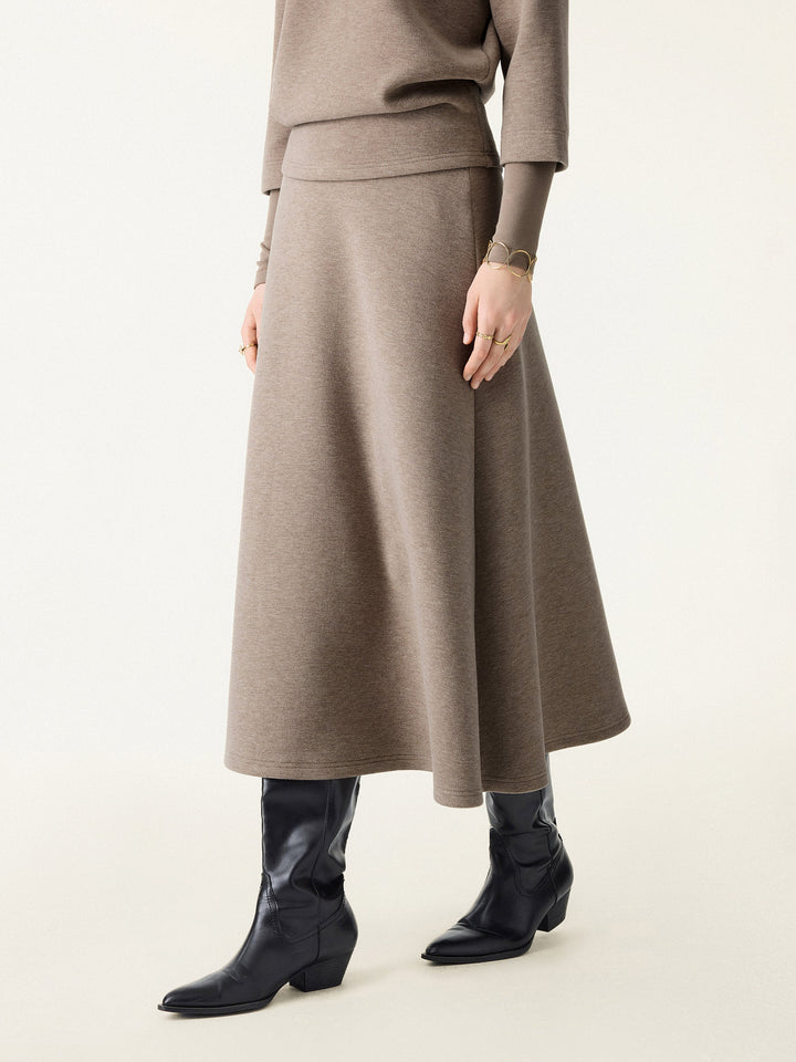 Éternelle ™ | Ensemble 2 Pièces Pull et Jupe Midi