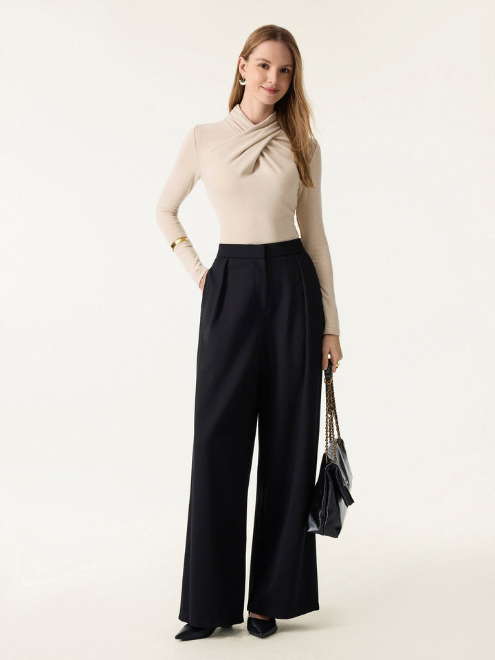 Éternelle™ | Top Col Montant Torsadé